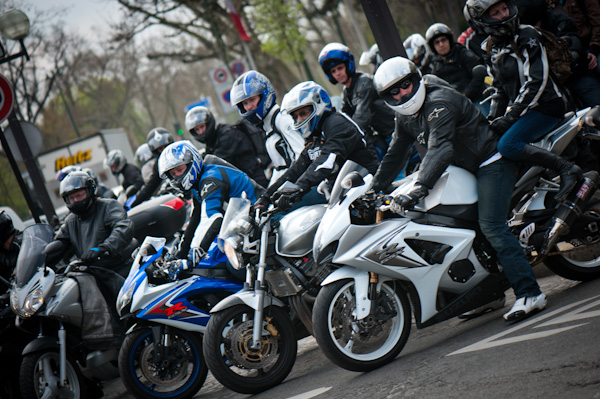 Manifestation 26 Mars 2011 - Motards en colre.