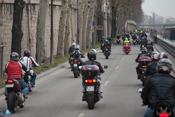 Manifestation 26 Mars 2011 - Motards en colre.