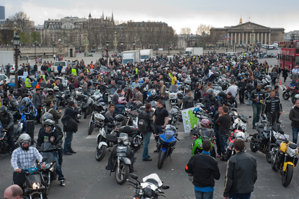 Manifestation 26 Mars 2011 - Motards en colre.