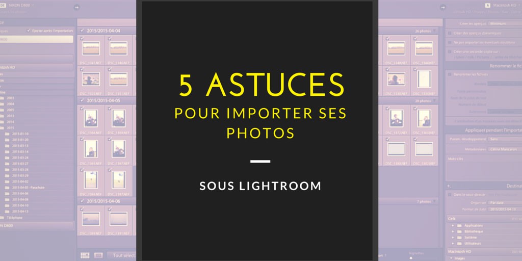 importation Lightroom