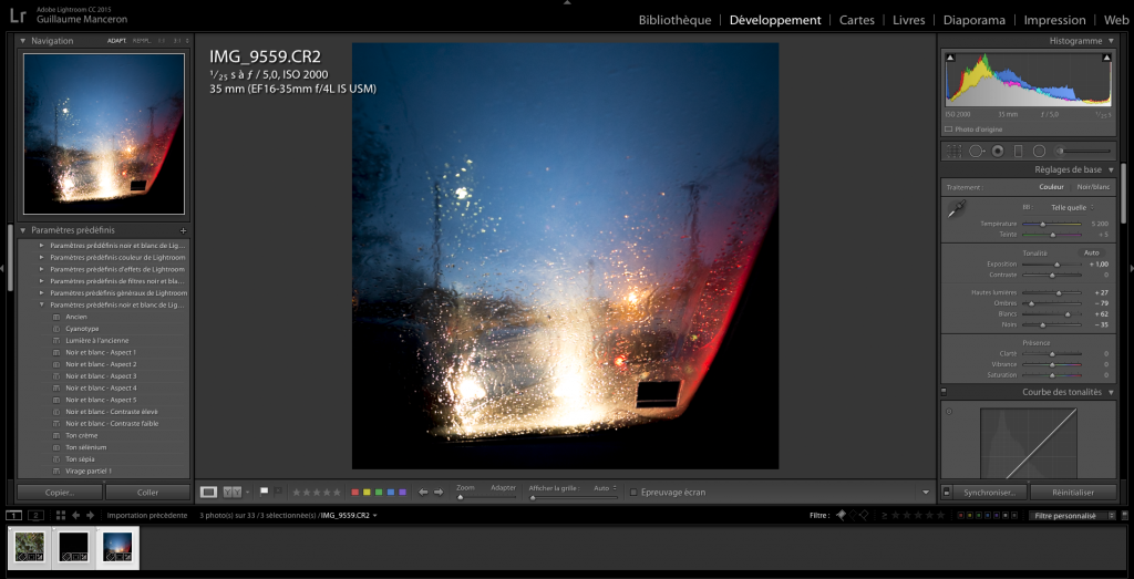 1 - Photopassion - Interface Lightroom